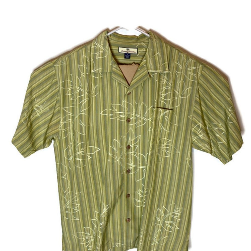 Tommy Bahama Silk Hawaiian Shirt Sz M